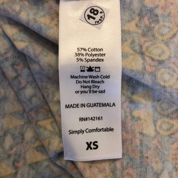 FINAL Price LulaRoe | Irma Tunic High Low Length - Picture 4 of 8